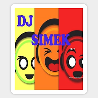 Logo ``Dj Simek´´ #3 Magnet